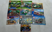 Load image into Gallery viewer, Lot Of 10 Pieces Assorted Lego Mixed Variety Building Toy Instruction Manuals
