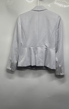 Load image into Gallery viewer, Anne Klein Womens Light Gray Single Breasted One-Button Blazer Jacket Size 2P
