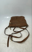 Load image into Gallery viewer, Michael Kors Womens Brown Leather Outer Pocket Adjustable Strap Crossbody Purse
