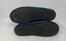 Load image into Gallery viewer, Lands' End Womens Flannel Blue Slip-On Round Toe Loafer Shoes Size 9B
