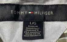 Load image into Gallery viewer, Tommy Hilfiger Mens Gray Plaid Cotton Short Sleeve Button-Up Shirt Size Large
