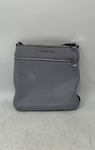 Load image into Gallery viewer, Michael Kors Womens Riley Gray Pebbled Leather Adjustable Strap Crossbody Bag
