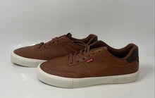 Load image into Gallery viewer, Levi's Mens Munro NM Vegan Brown Leather Lace-Up Low Top Sneaker Shoes Size 11
