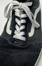 Load image into Gallery viewer, Vans Mens Off The Wall 500714 Black White Lace-Up Low Top Sneaker Shoes Size 11
