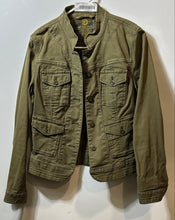 Load image into Gallery viewer, Lucky Brand Clothing Womens Green Button Front Military Jacket Size Small
