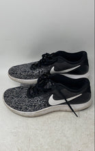 Load image into Gallery viewer, Nike Womens Flex Contact 908995-002 Black White Lace-Up Sneaker Shoes Size 9
