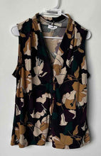 Load image into Gallery viewer, Calvin Klein Womens Multicolor Floral Print Sleeveless Blouse Top Size XL

