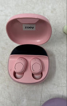 Load image into Gallery viewer, Lot Of 3 Pcs Assorted Multicolor Wireless Bluetooth Earbuds Not Tested
