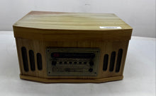 Load image into Gallery viewer, Vintage Crosley Classic Model CSL1 Wooden Turntable CD Player AM/FM Not Tested
