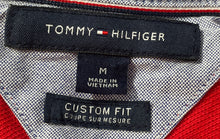 Load image into Gallery viewer, Tommy Hilfiger Mens Red Cotton Custom Fit Short Sleeve Golf Polo Shirt Size M
