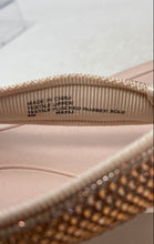Load image into Gallery viewer, Michael Kors Womens Chandler Pink Embellished Glitter Wedge Thong Sandals Sz 9M

