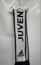 Load image into Gallery viewer, Adidas Unisex Gray Black Neck Warmer Juventus Club Team Soccer Scarf 7" x 58"
