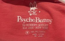Load image into Gallery viewer, Psycho Bunny Mens Pink Cotton V-Neck Short Sleeve Pullover T-Shirt Size 8
