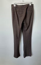 Load image into Gallery viewer, Express Womens Brown Plaid Columnist Barely Boot Mid Rise Dress Pants Size 2R
