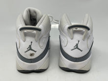 Load image into Gallery viewer, Authentic Nike Kids Air Jordan 6 Rings Gray White Sneakers Shoes Size 3Y Stained
