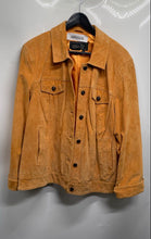 Load image into Gallery viewer, Terry Lewis Mens Orange Leather Long Sleeve Button Front Jacket Size 1X
