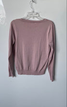 Load image into Gallery viewer, Calvin Klein Womens Pink Long Sleeve V-Neck Regular Fit Pullover Sweater Size M

