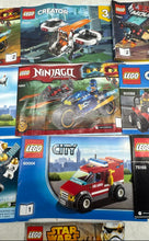 Load image into Gallery viewer, Lot Of 10 Pieces Assorted Lego Multicolor Mixed Variety Instruction Manuals
