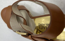 Load image into Gallery viewer, Michael Kors Womens Giovanna Brown Espadrille Wedge Strappy Sandals Size 6M
