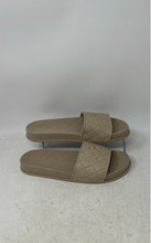 Load image into Gallery viewer, Unbranded Womens Beige Leather Slip-On Open Toe Slide Sandals Size 6/7
