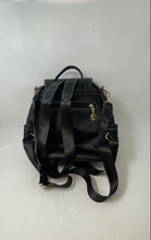 Load image into Gallery viewer, Weisen Daishu Womens Black Adjustable Strap Inner Pockets Shoulder Backpack
