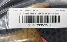 Load image into Gallery viewer, Nike Boys Jordan 7 Retro 442960-018 Black Pink Lace-Up Basketball Shoes Size 7
