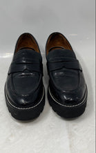 Load image into Gallery viewer, Franco Sarto Womens Balin Black Leather Slip-On Penny Loafer Shoes Size 8M
