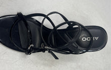 Load image into Gallery viewer, Aldo Womens Jamielynn Black Open Toe Stiletto Strappy Heels Size 8.5
