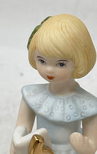 Load image into Gallery viewer, Enesco Growing Up Birthday Girls Blonde Girl In Blue Dress Age 6 Figurine
