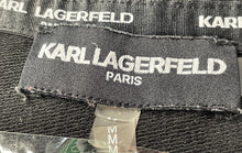 Load image into Gallery viewer, Karl Lagerfeld Paris Womens Black Long Sleeve Front Pockets Full-Zip Jacket Sz M
