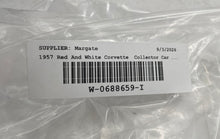 Load image into Gallery viewer, Bburago Red 1957 Chevrolet Corvette Scale 1:18 Die-Cast Collector Model Car
