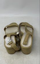 Load image into Gallery viewer, Anne Klein Womens Padrino Beige Open Toe Block Heel Slingback Sandals Size 9M
