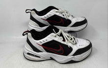Load image into Gallery viewer, Nike Mens Air Monarch IV 415445-101 White And Black Leather Running Shoes Size 9
