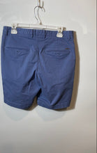Load image into Gallery viewer, Boss Hugo Boss Mens Blue Flat Front Slim Fit Stretch Chino Shorts Size 30R
