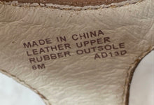 Load image into Gallery viewer, Michael Kors Womens Brown Leather Flat Thong Sandals Size 6M
