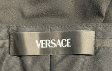 Load image into Gallery viewer, Authentic Versace Mens Black Flat Front Straight Leg Dress Pants Size EUR 46
