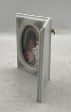 Load image into Gallery viewer, Precious Moments Porcelain Communion Girl Book Photo Frame With Hanging Cross
