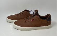 Load image into Gallery viewer, Levi's Mens Munro NM Vegan Brown Leather Lace-Up Low Top Sneaker Shoes Size 11
