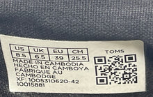 Load image into Gallery viewer, Toms Womens Alpargata Boardwalk 10015881 Black Round Toe Slip-On Shoes Size 8.5
