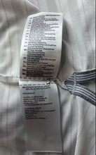 Load image into Gallery viewer, Adidas Mens White Striped Miami Hurricanes NCAA Golf Polo Shirt Size XL
