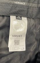Load image into Gallery viewer, Authentic Versace Mens Black Flat Front Straight Leg Dress Pants Size EUR 46
