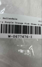 Load image into Gallery viewer, Nike Kids Team Hustle D12 Purple Orange Pink Lace-Up Sneaker Shoes Size 3.5Y
