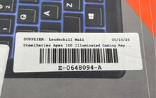 Load image into Gallery viewer, Alienware SteelSeries Apex 100 Illuminated Gaming Keyboard Not Tested
