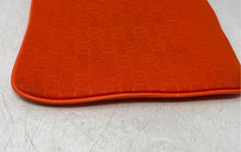 Load image into Gallery viewer, Michael Kors Womens Orange Monogram Print Adjustable Strap Zip Top Crossbody Bag

