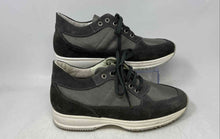 Load image into Gallery viewer, Scarpe Mens Gray Round Toe Low Top Lace-Up Sneaker Shoes Size EUR 39
