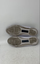 Load image into Gallery viewer, Polo Ralph Lauren Womens White Striped Lace-Up Sneaker Shoes Size 7B
