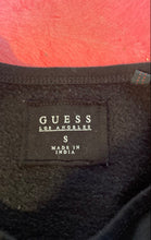 Load image into Gallery viewer, Guess Womens Black Cold-Shoulder Long Sleeve Pullover Sweatshirt Size Small
