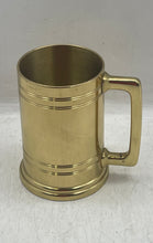 Load image into Gallery viewer, Things Remembered Gold-Tone Brass Collectible Engraved Tankard Beer Stein Mug
