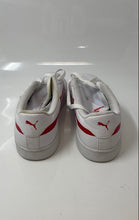 Load image into Gallery viewer, Puma Mens Smash V2 Max 371135-03 White Red Lace-Up Sneaker Shoes Size 8.5
