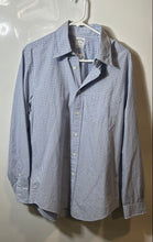 Load image into Gallery viewer, Brooks Brothers Mens Regent Blue Plaid Cotton Long Sleeve Button-Up Shirt Size M
